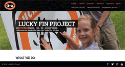 Desktop Screenshot of luckyfinproject.org