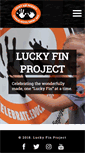 Mobile Screenshot of luckyfinproject.org